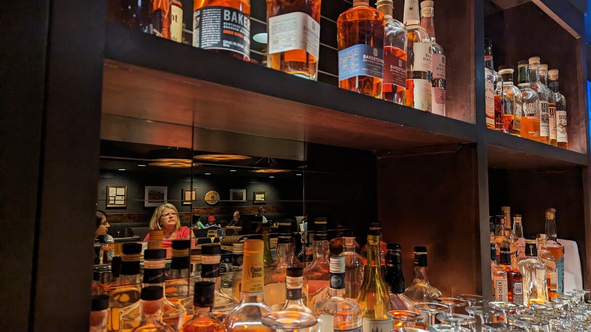 Bourbons an der Bar