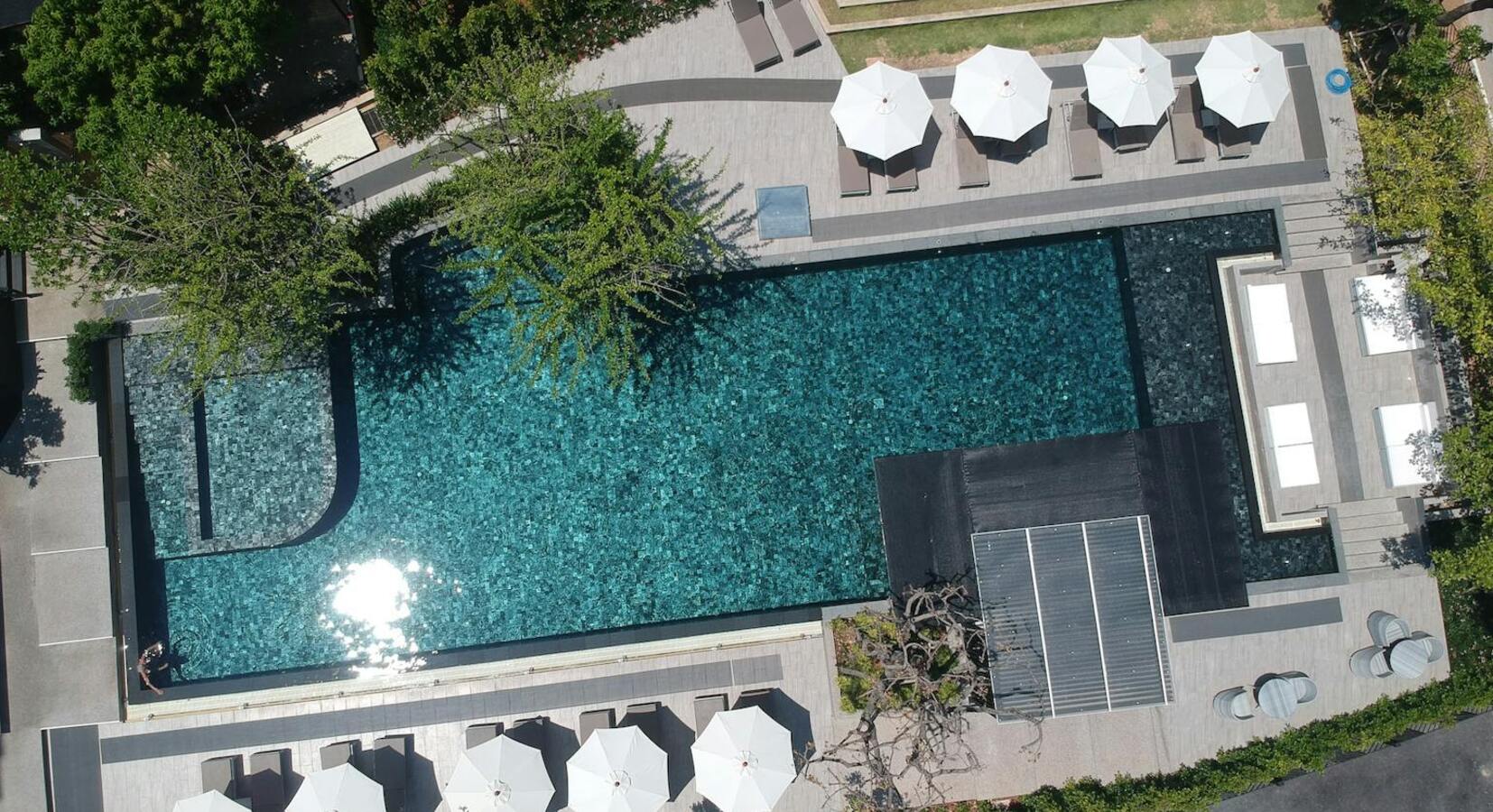 Pool Aerial View