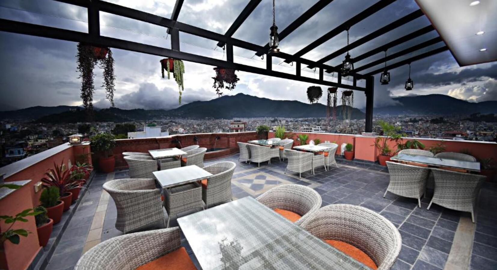Roof terrace views