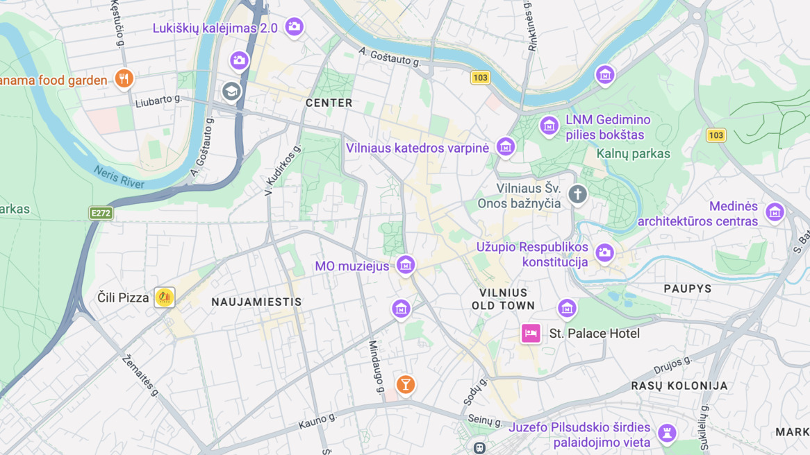 Vilna vía Googlemaps