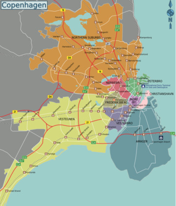 Copenhagen's neighbourhoods