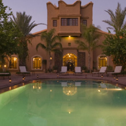 Riad pool view