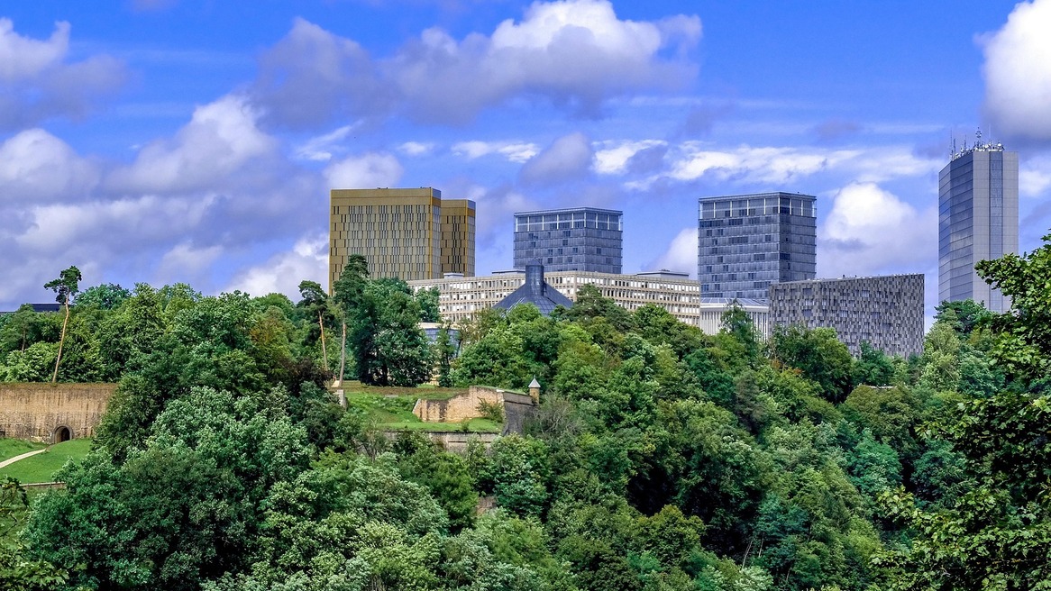 Vista de Kirchberg desde Ville Haute