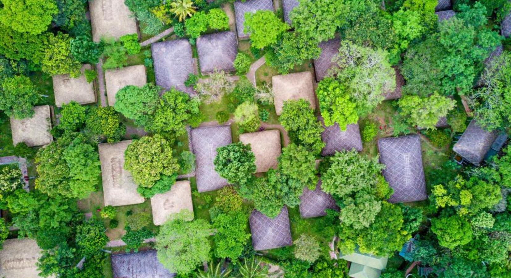 Aerial View of Spice Village