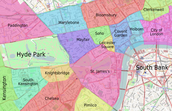 Central London Map