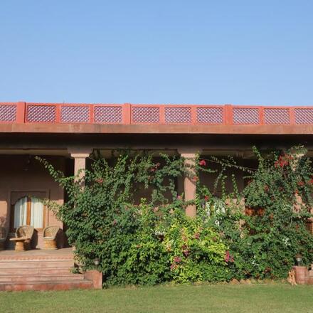 Terrace seen from the Garden 