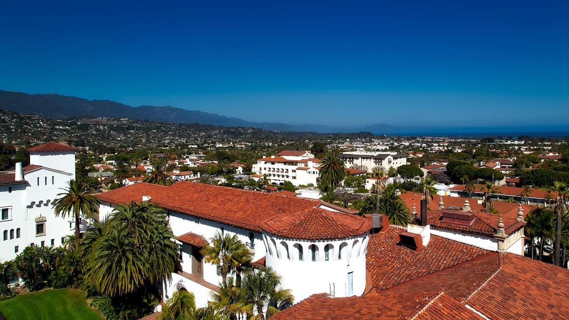 View from the Santa Barbara Courthouse