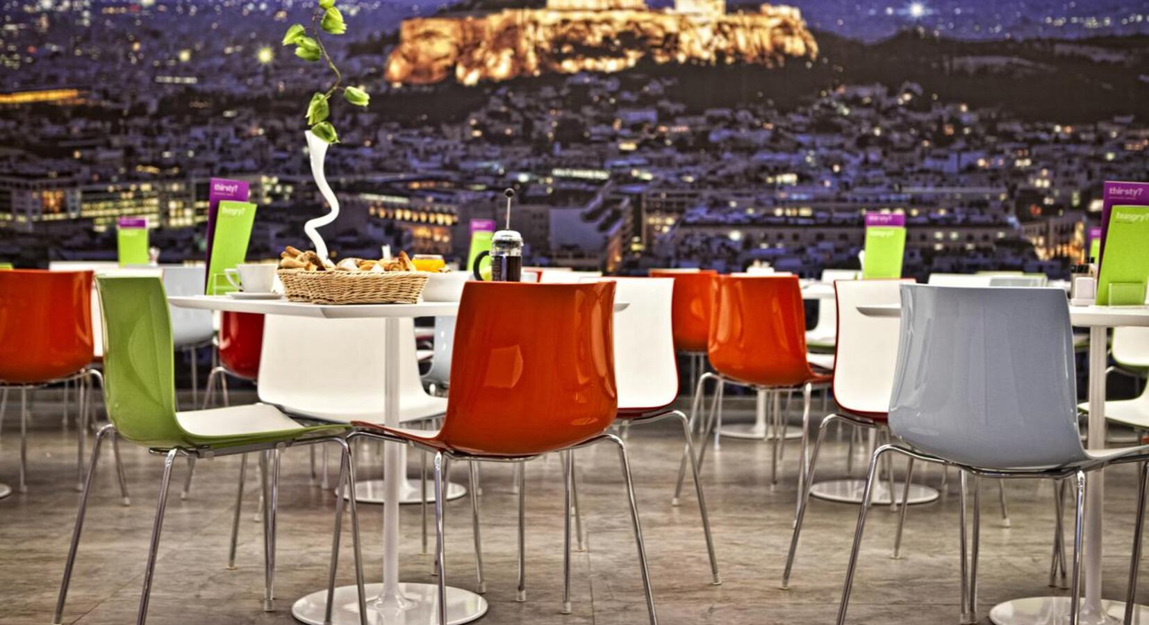 Hotel roof terrace
