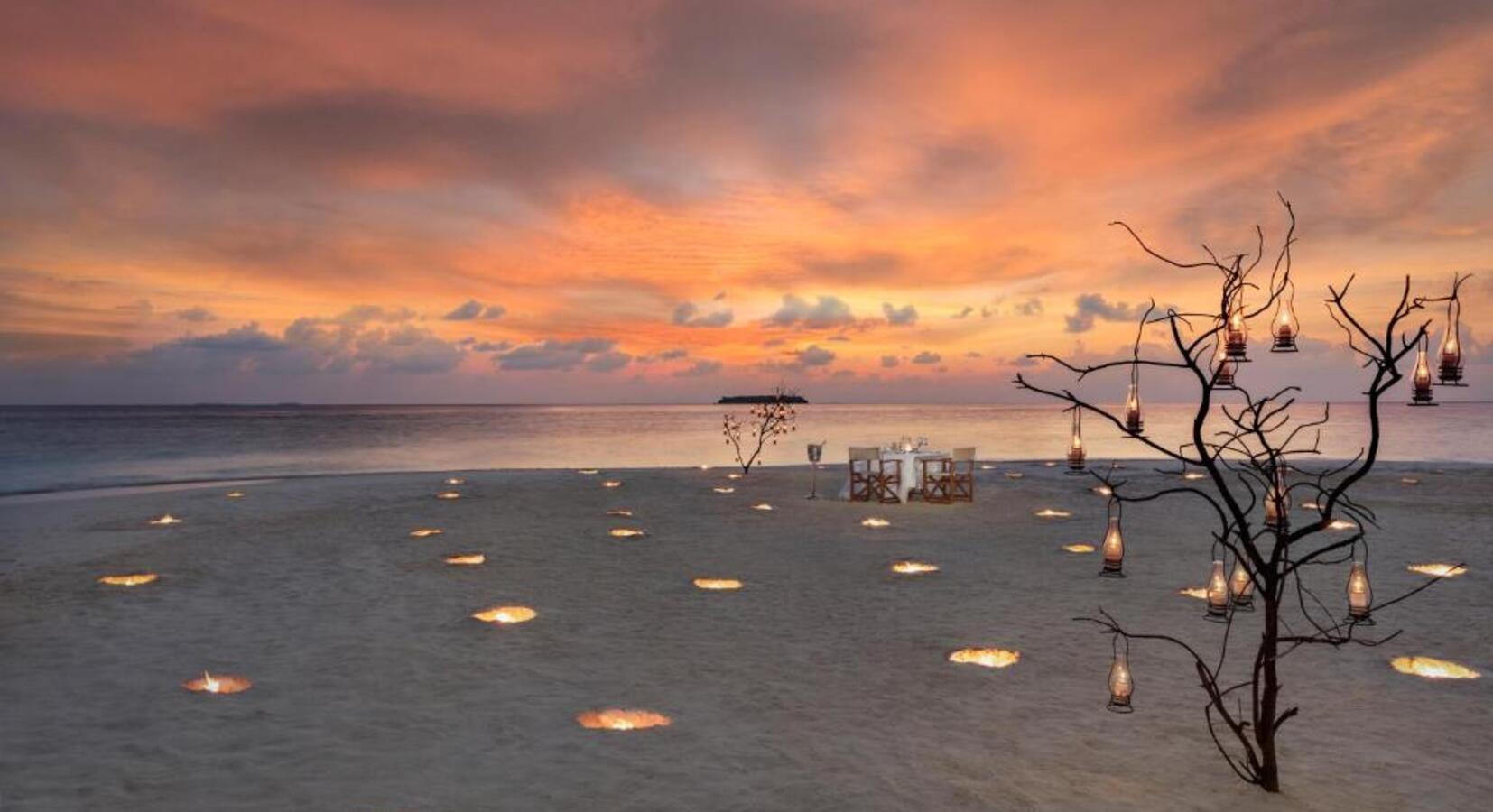 Private beach