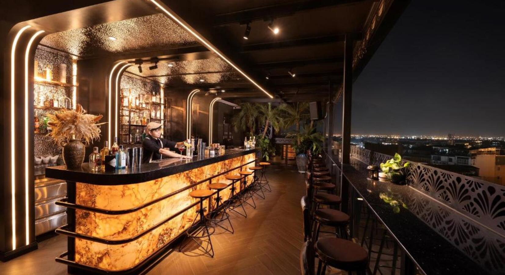 Rooftop bar