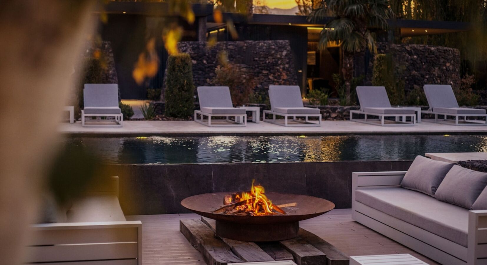Pool and Firepit