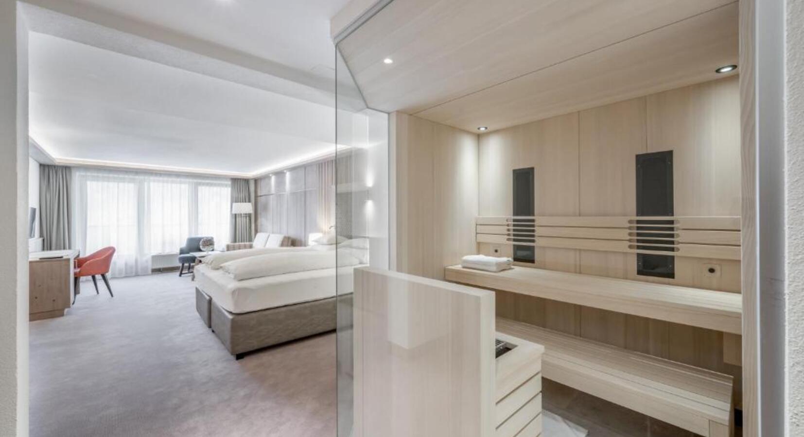 Guest Room with private Sauna