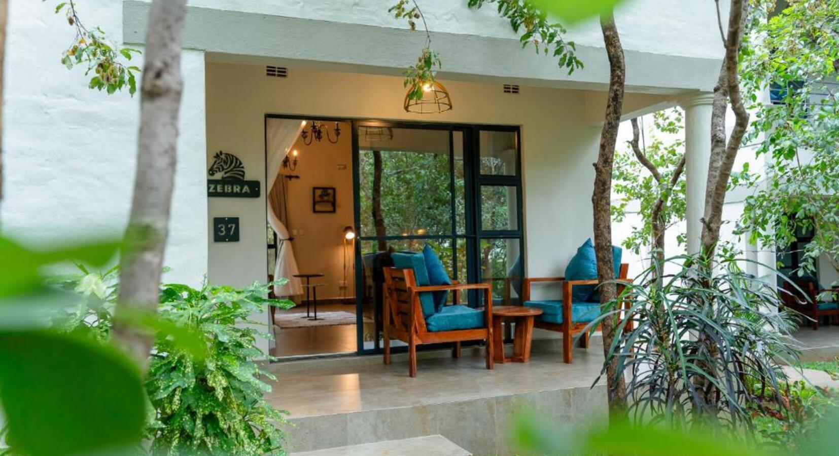 Private patio