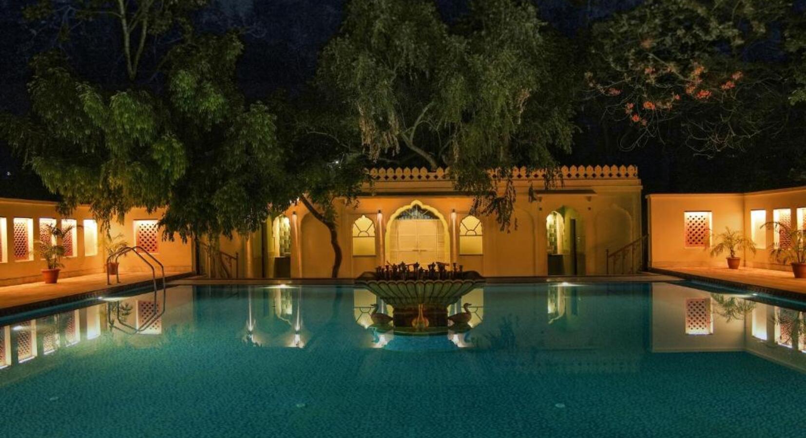 Swimming Pool at Night