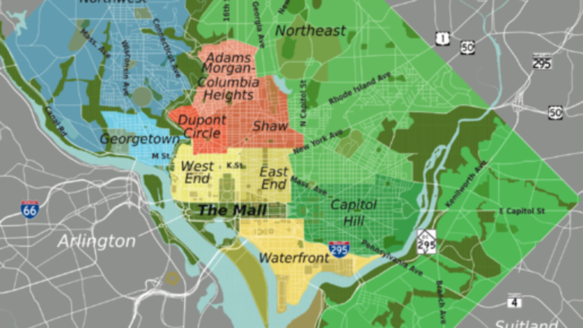 Washington Neighbourhood Map