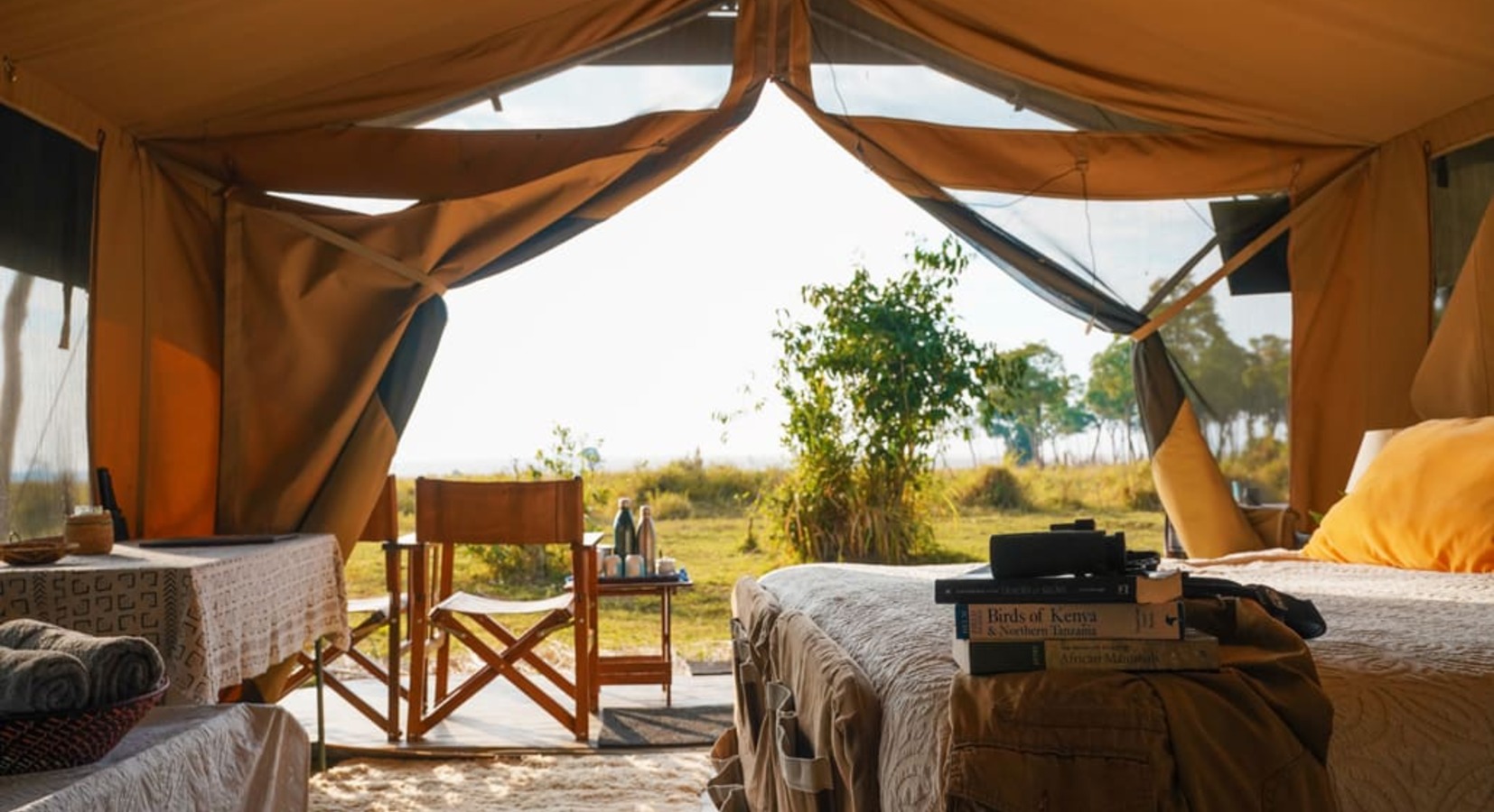 Tent interior