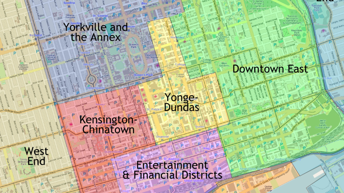 Toronto's central neighbourhoods