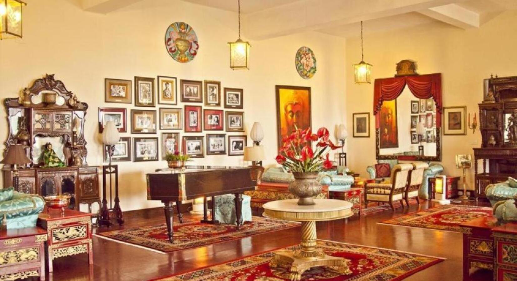 Sitting Room with Piano