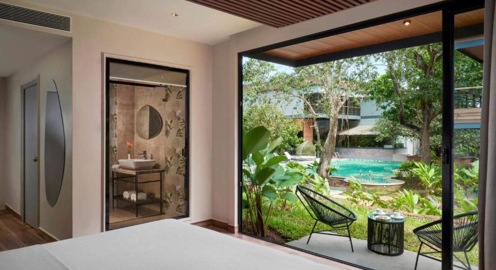 Deluxe Room with Garden & Pool Views