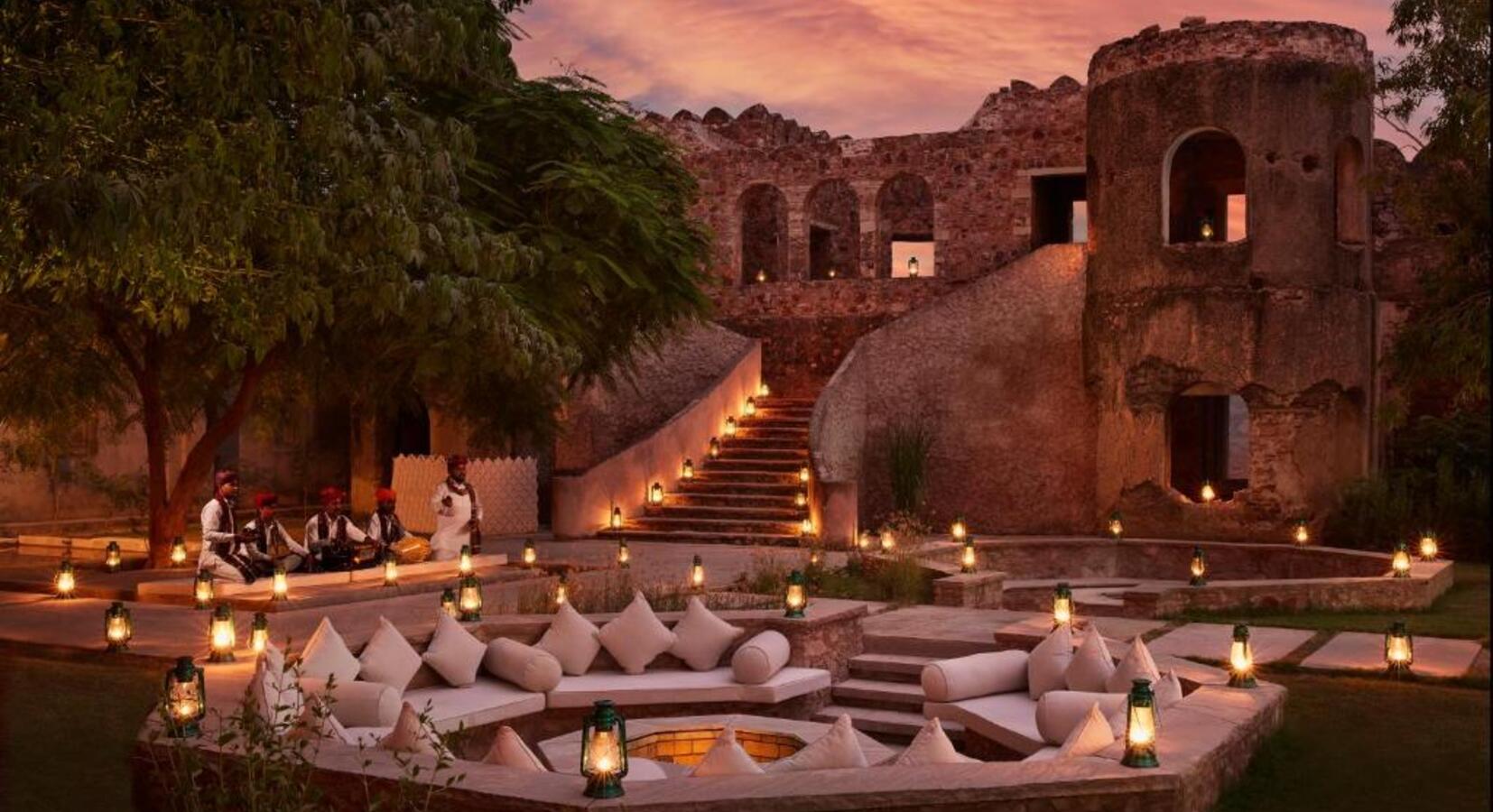 Outdoor seating area