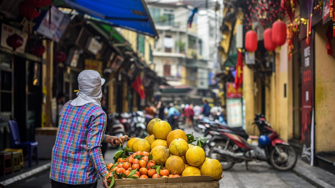 Food Vendor in the Old Quarter