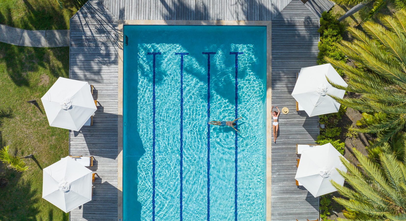 Pool Aerial View