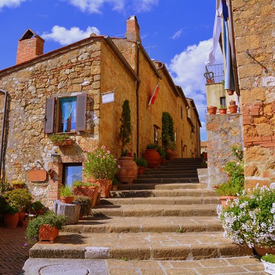 Pienza, Italien