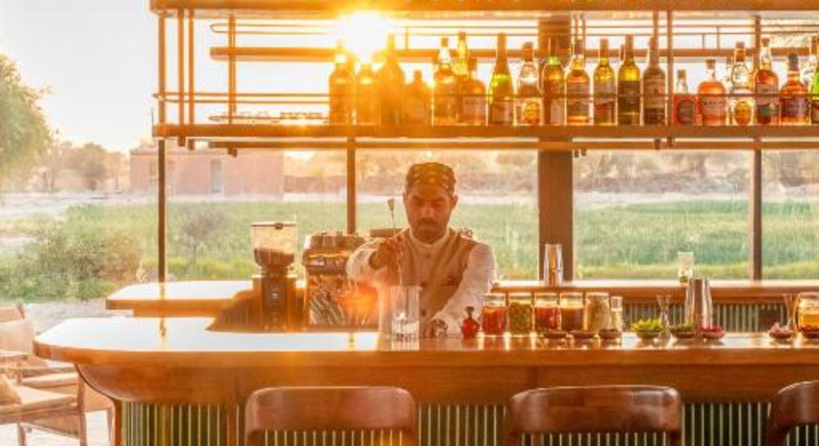 Bar area