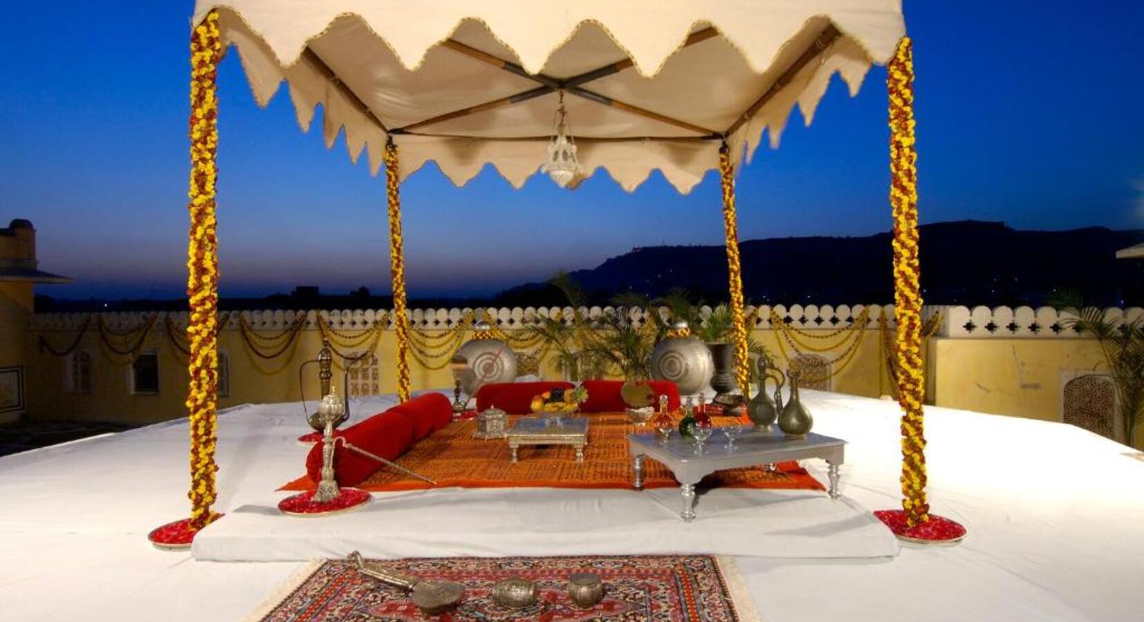 Romantic Rooftop Evening