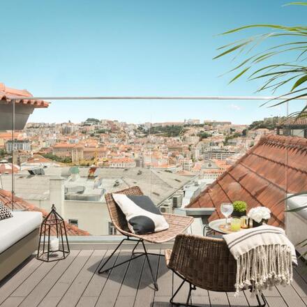 18 Hoteles en Lisboa con Balcones