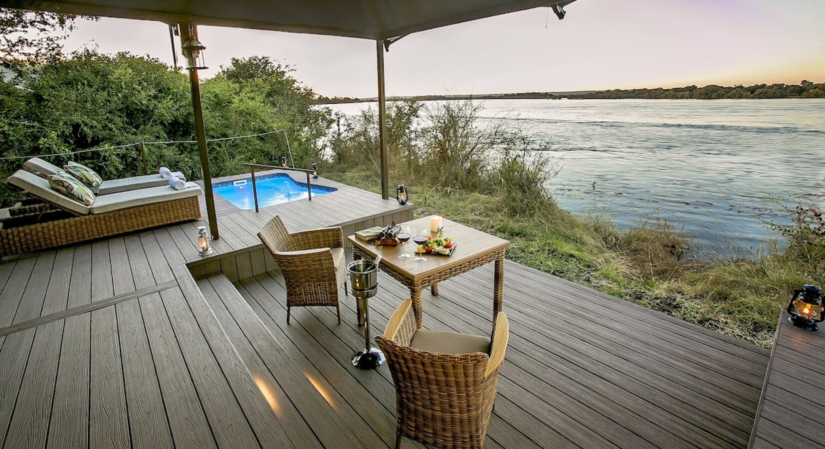Plunge pool views