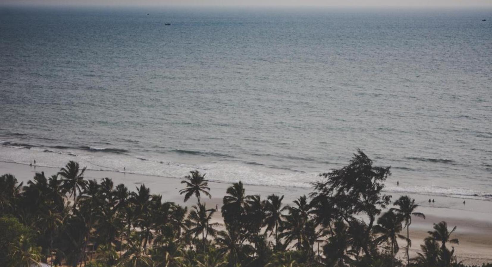 Aerial View of Ashwem Beach