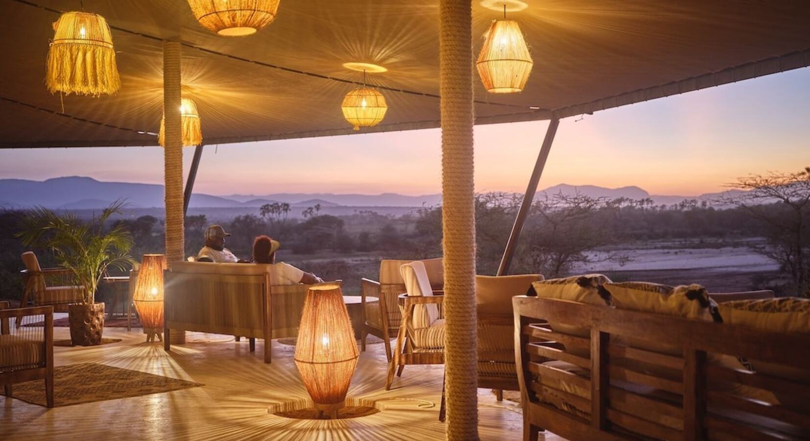 Terrace and view