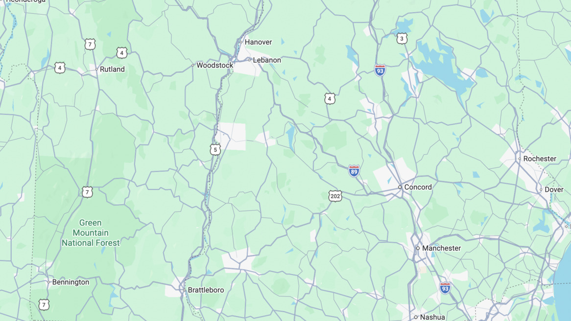 Algunos lugares de Vermont