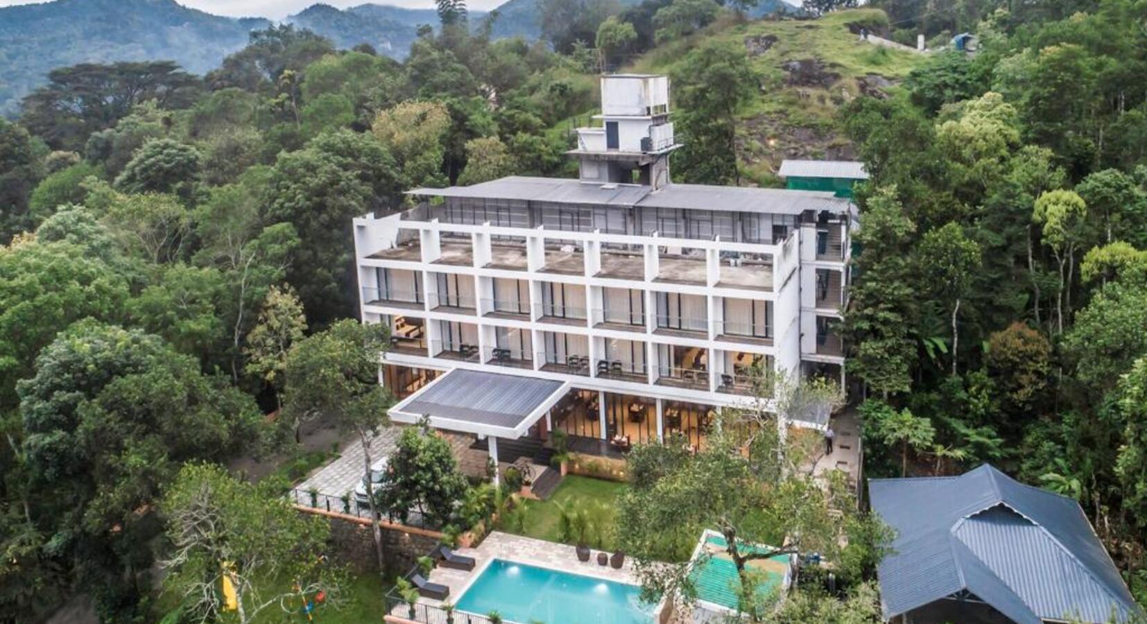 Aerial View of Hotel