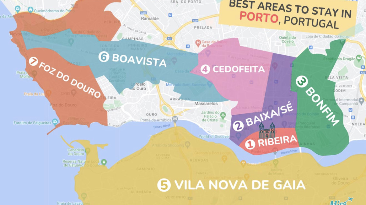Guide to the neighbourhoods of Porto