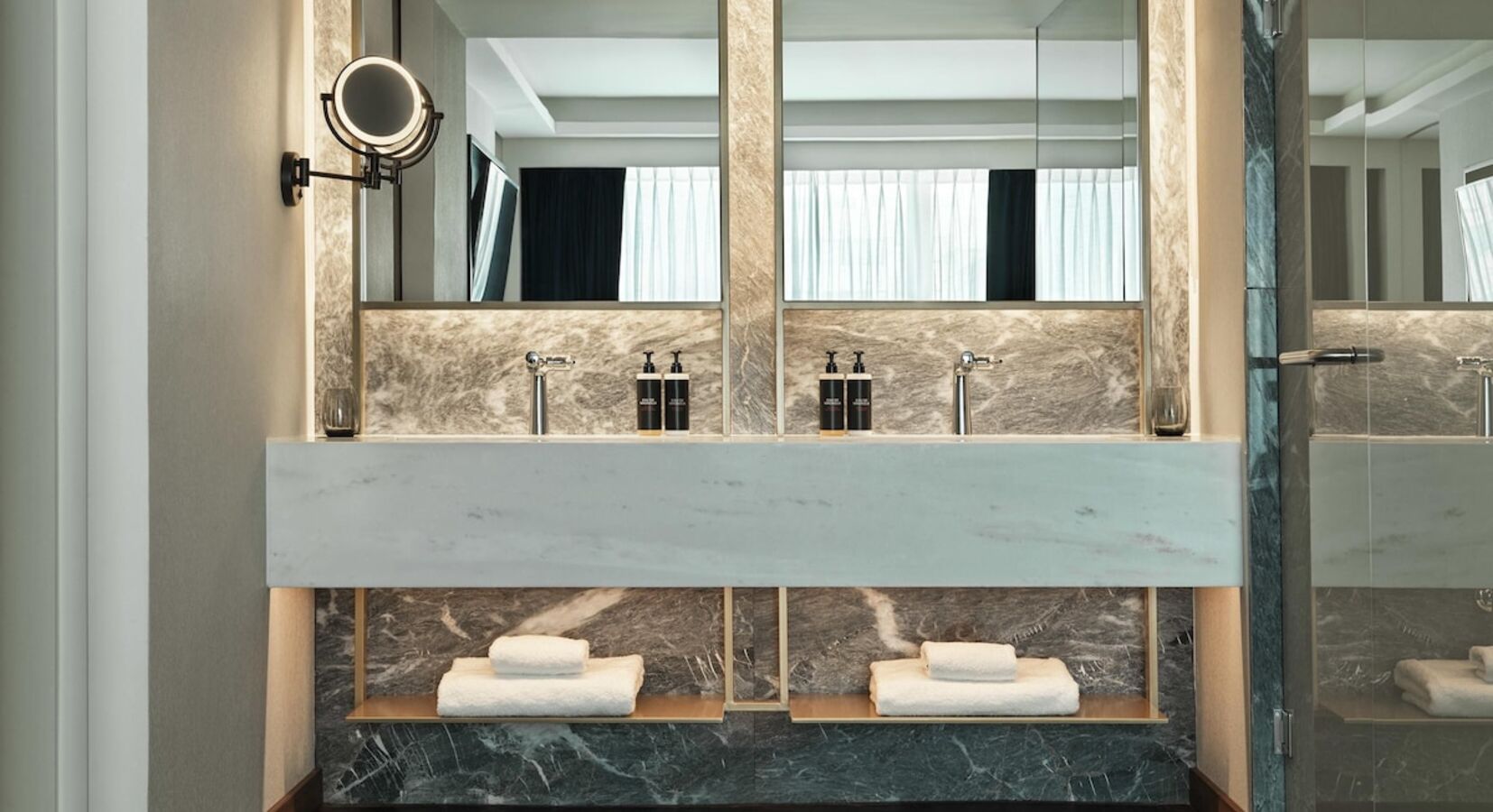 Marble bathroom