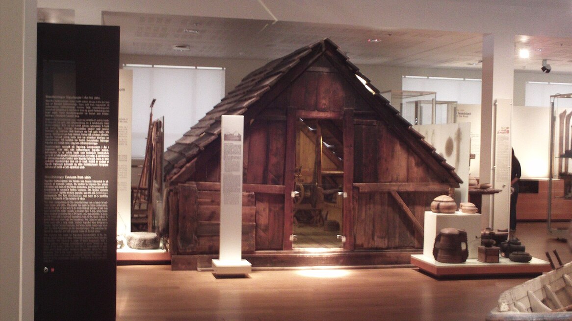 Inside the National Museum of Iceland