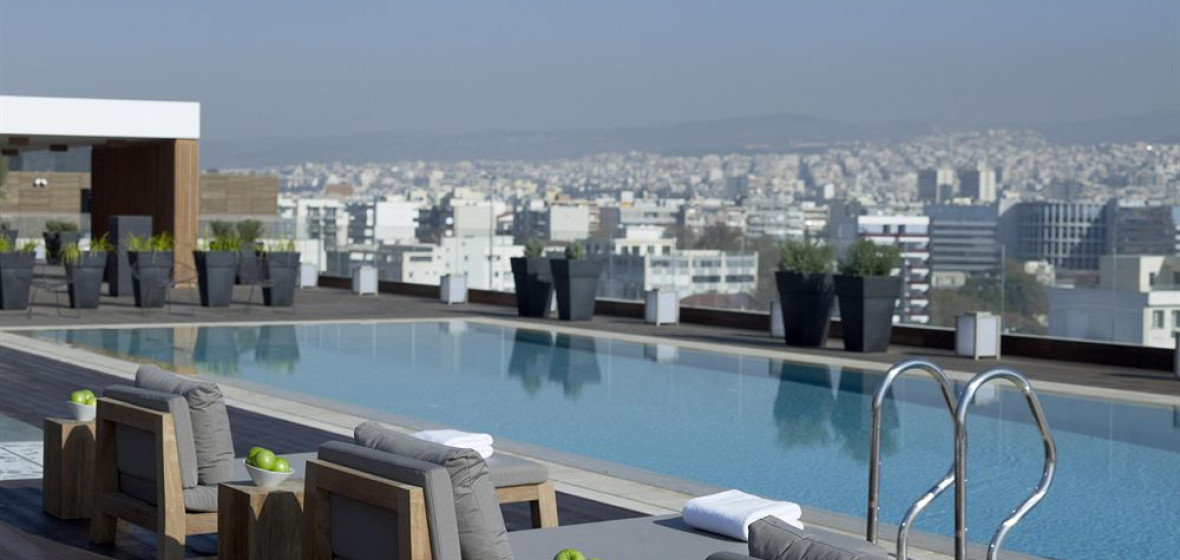 met hotel thessaloniki pool
