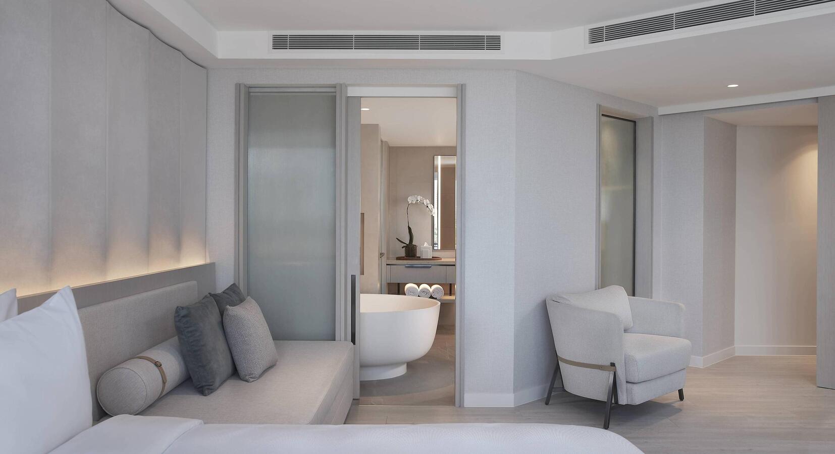 Bedroom and Bathroom
