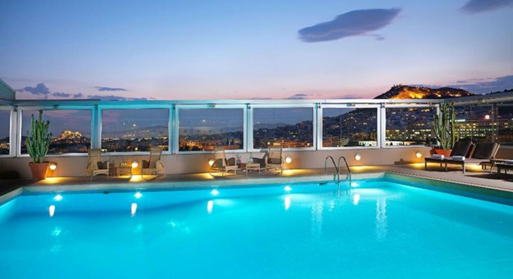 Rooftop pool