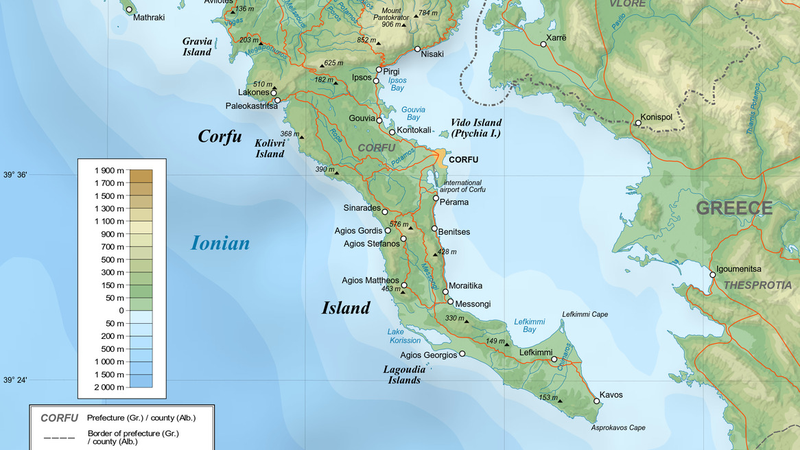 Corfu Map