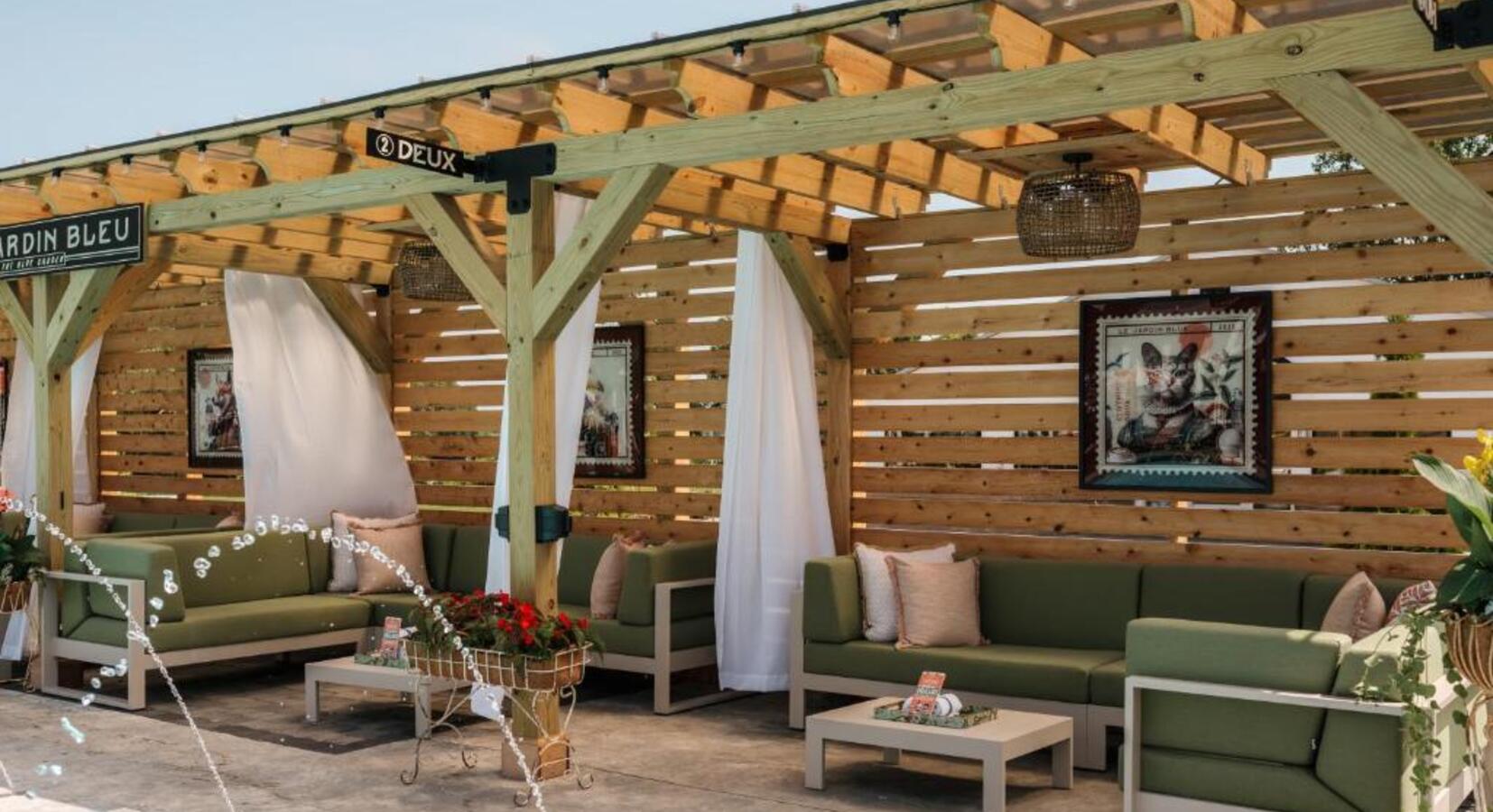 Outdoor seating