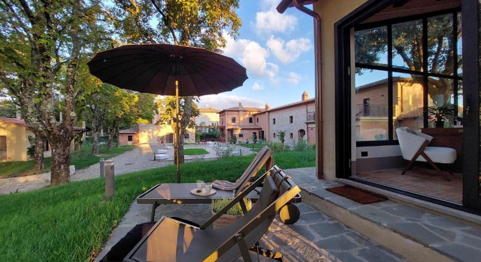 Private patio