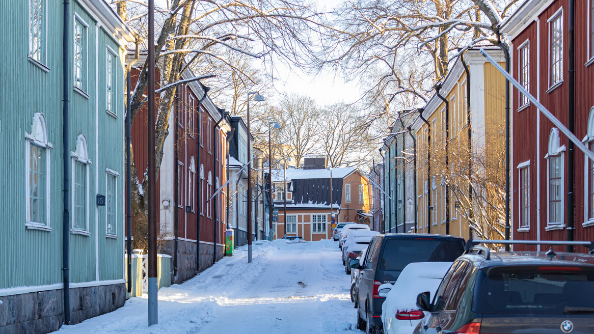Vallila's wooden houses