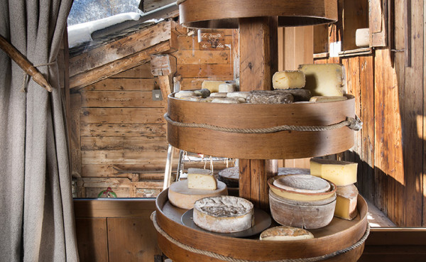 Cheeses at La Bouitte
