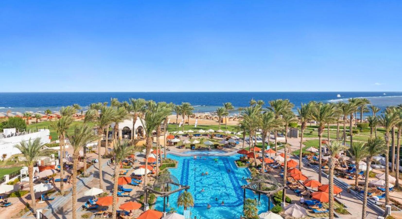 Aerial View of Resort Pool 