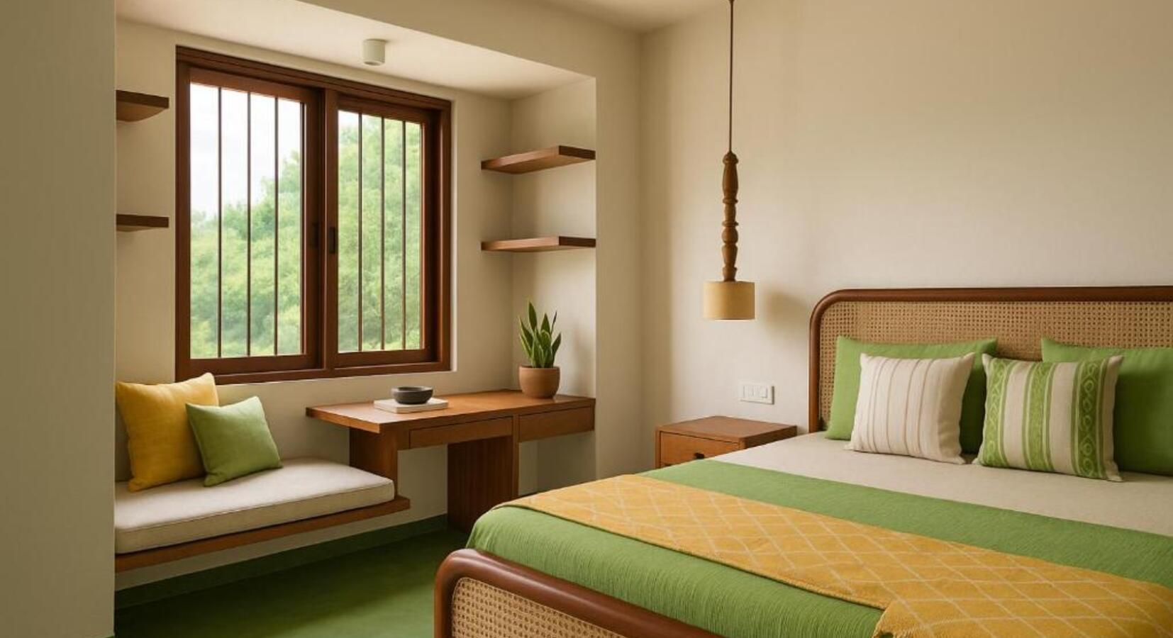 Double Bedroom - Green