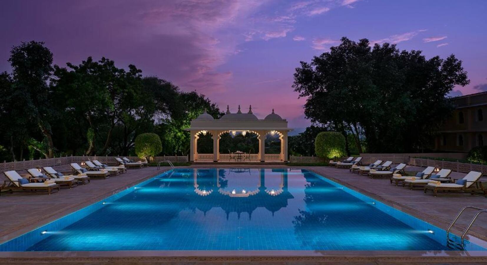 Swimming Pool at Night