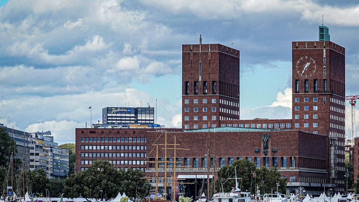 Aker Brygge from the fjord